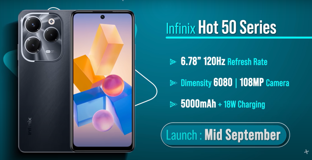 Infinix hot 50 series specifications