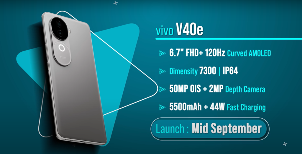 vivo V40 e Specification